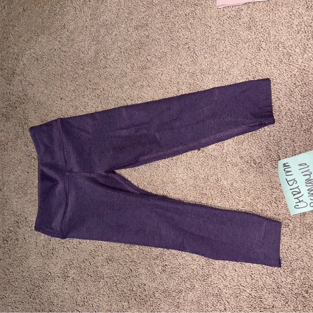 Beyond Yoga Kids Purple Leggings